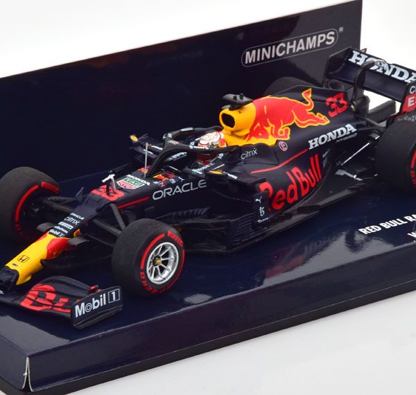 Red Bull Racing Honda RB16B Winner GP Monaco 2021 World Champion Max Verstappen 1-43 Minichamps Limited 1596 Pieces