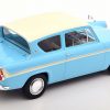 Ford Anglia 105E (RHD) 1961 Blauw / Wit 1-18 Cult Scale Models ( Resin )