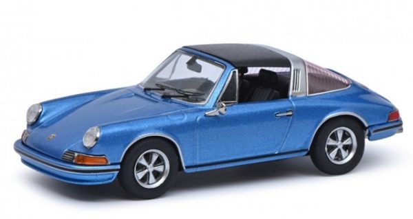 Porsche 911 S Targa Blauw 1:43 Schuco Limited 1000 Pieces