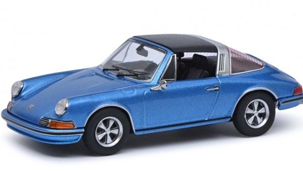 Porsche 911 S Targa Blauw 1:43 Schuco Limited 1000 Pieces