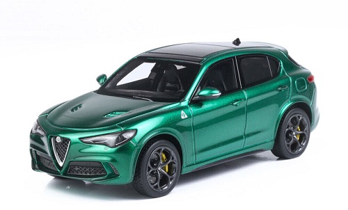 Alfa Romeo Stelvio Quadrifoglio 2021 Verde Montreal 1-43 BBR-Models Limited 50 Pieces