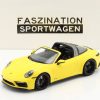 Porsche 911 (992) Targa 4 GTS 2021 Racing Geel 1:18 Minichamps Limited 300 Pieces