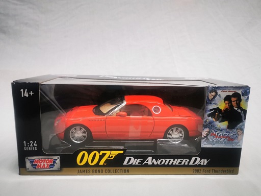 Ford Thunderbird ( Hardtop ) 2002 "James Bond 007 Die Another Day" Oranje 1-24 Motormax