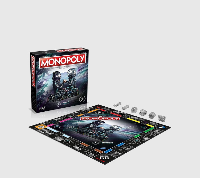 Monopoly Bordspel Silver Arrows Derde Editie Hasbro