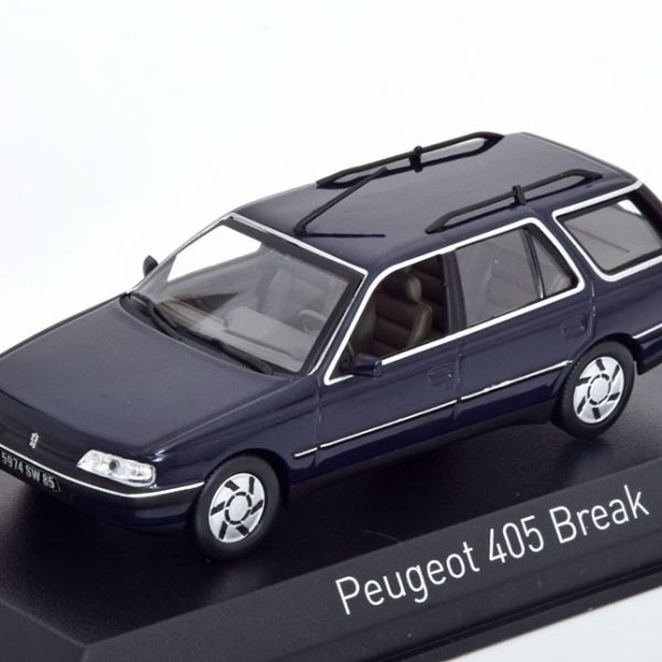 Peugeot 405 Break 1991 Blauw 1-43 Norev