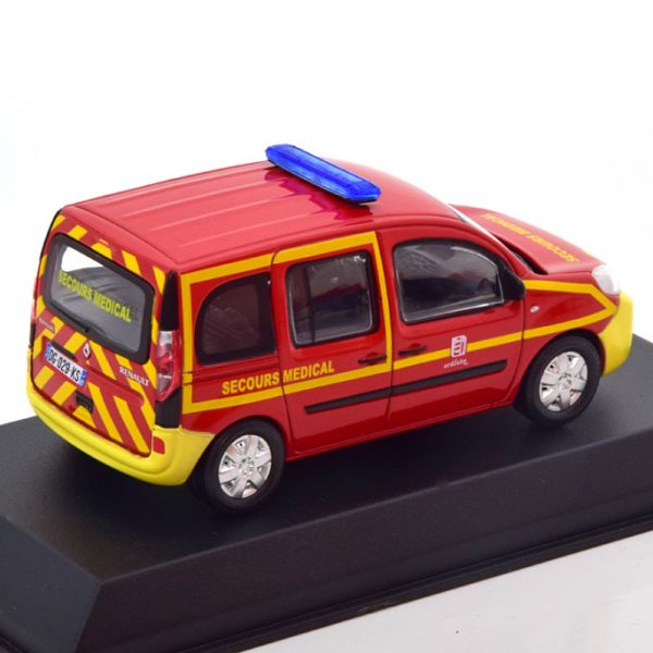 Renault Kangoo 2013 "Pompiers-Secours Sante" Rood / Geel 1-43 Norev