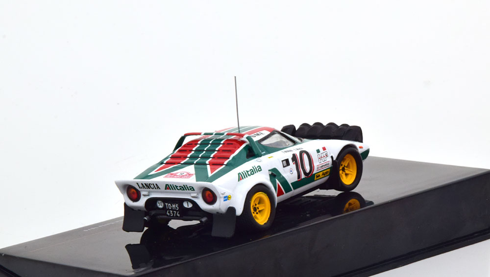 Lancia Stratos #10 Winner Rally Monte Carlo 1976 "Alitalia" Munari/Maiga 1-43 Ixo Models