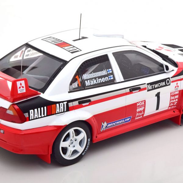 Mitsubishi Lancer R5 Evolution No.1, RAC Rally, World Champion 1998 T.Mäkinen/R.Mannisenmaki 1-18 Ixo Models