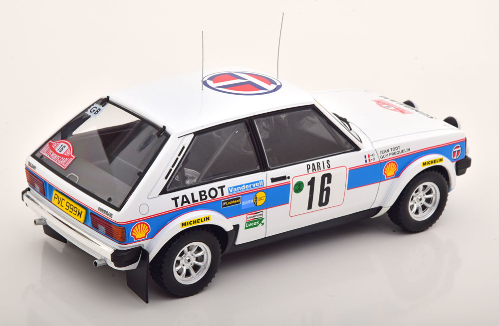 Talbot Sunbeam Lotus No.16, Rally Monte Carlo 1981 Frequelin/Todt 1-18 Ixo Models