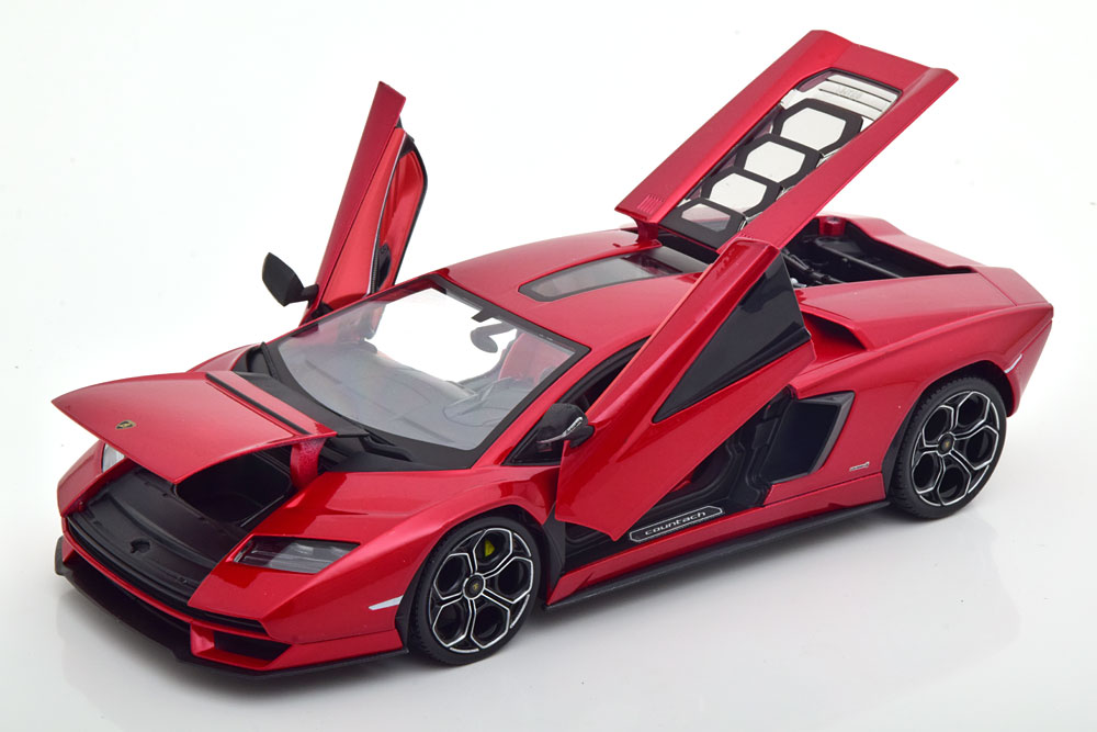 Lamborghini Countach LPI 800-4 2022 Rood Metallic 1-18 Maisto