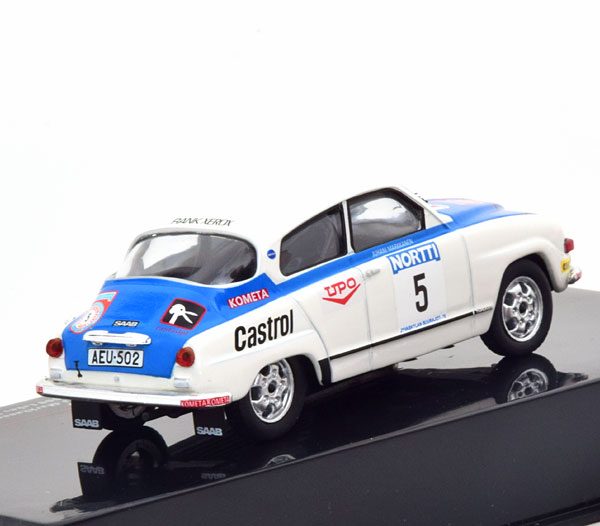 Saab 96 V4 No.5, Rally 1000 Lakes 1976 Lampinen/Markkanen 1-43 Ixo Models