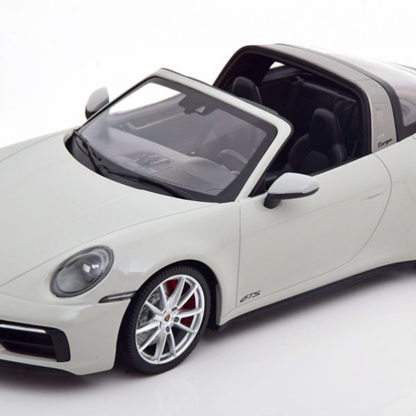 Porsche 911 (992) 4 GTS Targa 2021 Grijs 1-18 Minichamps