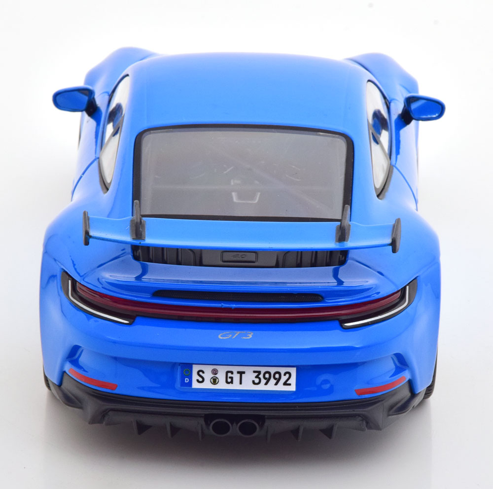 Porsche 911 (992) GT3 2022 Blauw 1-18 Maisto