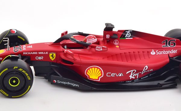 Ferrari F1-75 Medium Tyres 2022 C.Leclerc 1-18 Burago Racing Series