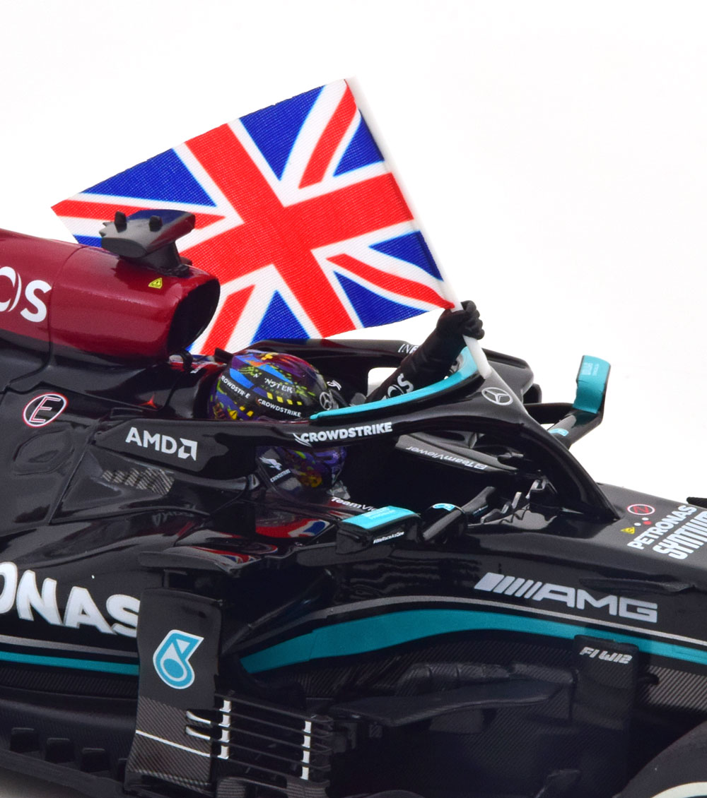 Mercedes-AMG Petronas F1 Team W12 E Performance Winner Britisch GP 2021 Lewis Hamilton 1-18 Minichamps Limited 1350 Pieces