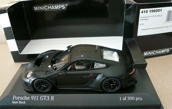 Porsche 911 GT3 R 2019 (991.2) Matzwart 1-43 Minichamps Limited 300 Pieces