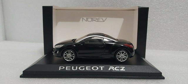 Peugeot RCZ 2014 Zwart 1:43 Norev