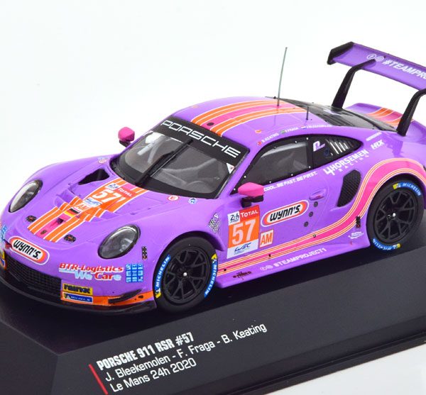 Porsche 911 RSR No.57, 24Hrs Le Mans 2020 Bleekemolen/Fraga/Keating 1-43 Ixo Models