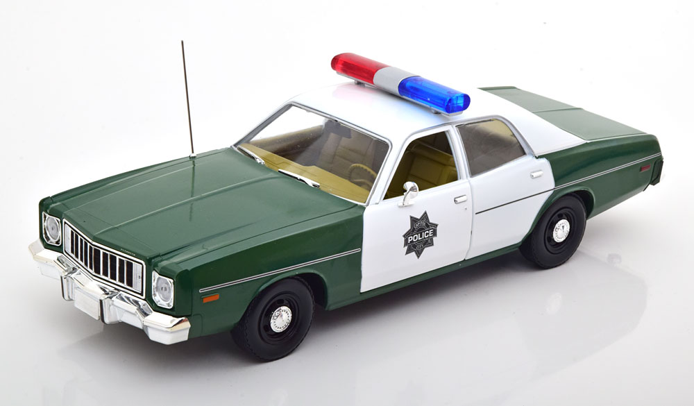Plymouth Fury 1975 "Capitol City Police" Groen / Wit 1-18 Greenlight Collectibles