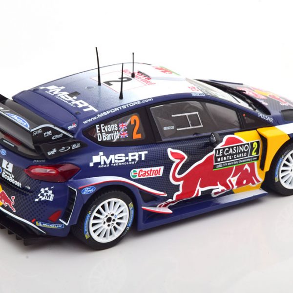 Ford Fiesta WRC No.2, Rally Monte Carlo 2018 Evans/Barritt 1-24 Ixo Models