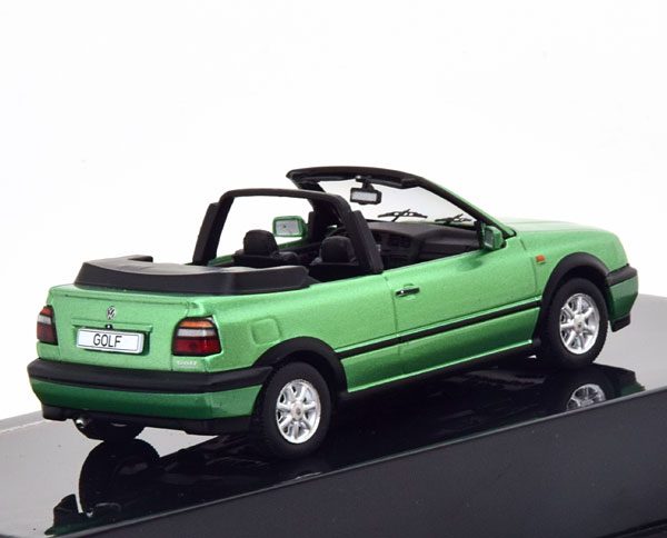 Volkswagen Golf III Cabriolet 1995 Groen Metallic 1-43 Ixo Models