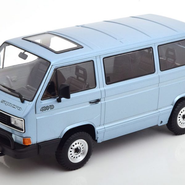 Volkswagen Bus T3 Syncro 1987 Blauw Metallic 1-18 KK-Scale ( Metaal )