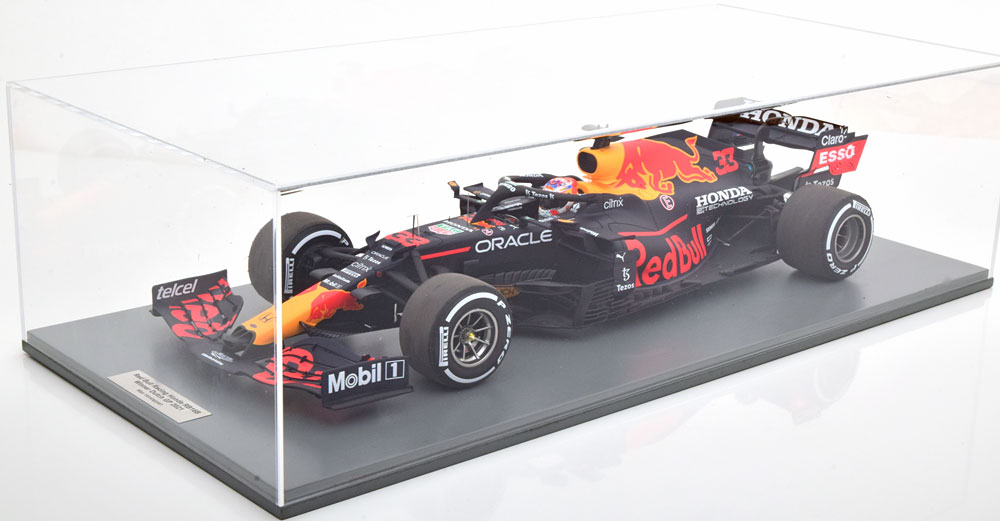 Red Bull Racing Honda RB16B Winner Dutch GP 2021 Max Verstappen Inkl. Vitrine 1-12 Spark Limited 521 Pieces ( Resin )