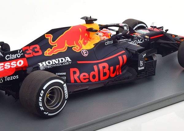 Red Bull Racing Honda RB16B Winner Dutch GP 2021 Max Verstappen Inkl. Vitrine 1-12 Spark Limited 521 Pieces ( Resin )