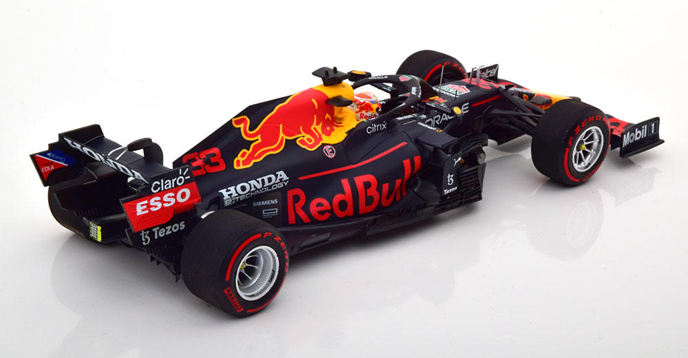 Red Bull Racing Honda RB16B Winner Dutch GP 2021 World Champion Max Verstappen 1-18 Minichamps Limited 1632 Pieces