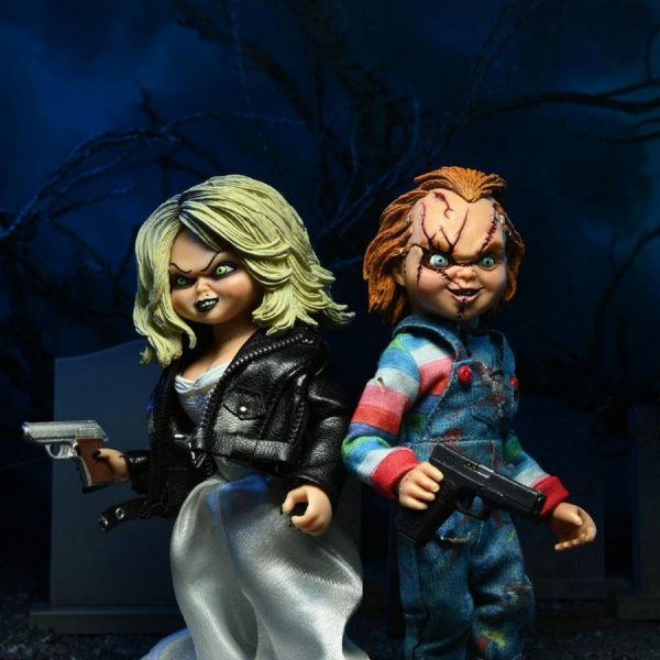 Bride of Chucky: Chucky and Tiffany 8 inch Clothed Action Figure 2-Pack Neca