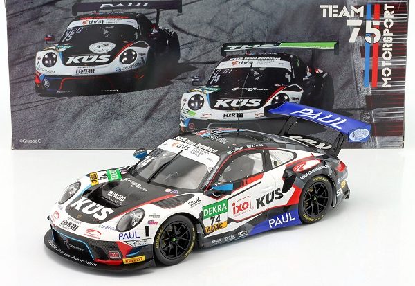 Porsche 911 GT3 R #74 ADAC GT Masters 2021 Team75 D.Pereira / I.Eriksson 1:18 Ixo Models