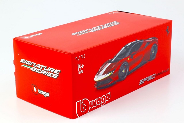 Ferrari SF90 Stradale "Assetto Fiorano" 2020 Rood 1-18 Bburago Signature Series