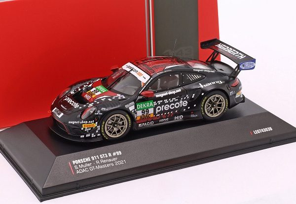 Porsche 911 GT3 R #99 ADAC GT Masters 2021 "Precote Herberth Motorsport" S.Muller / R.Renauer 1:43 Ixo Models