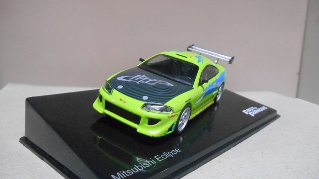 Mitsubishi Eclipse Fast & Furious 1-43 Groen Altaya Fast & Furious Collection