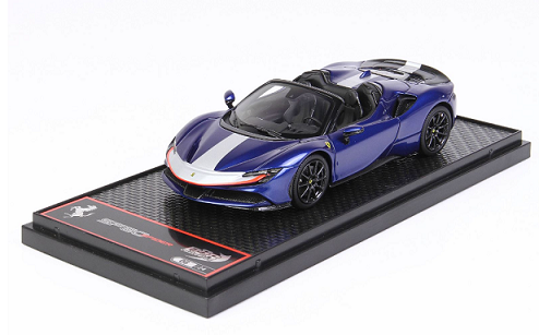 Ferrari SF90 Spider 2020 "Pack Fiorano" Blue Elettrico 1-43 BBR-Models Limited 24 Pieces