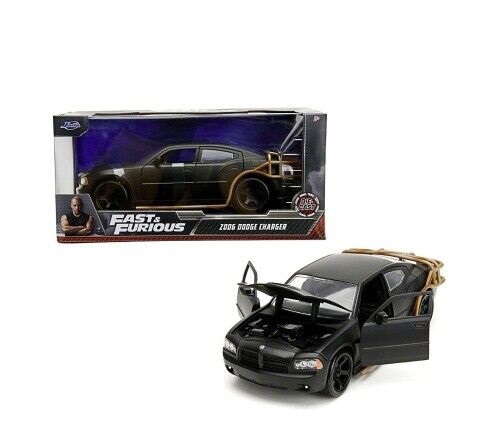Dodge Charger "Heist Car" 2006 "Fast & Furious" Matzwart 1:24 Jada Toys