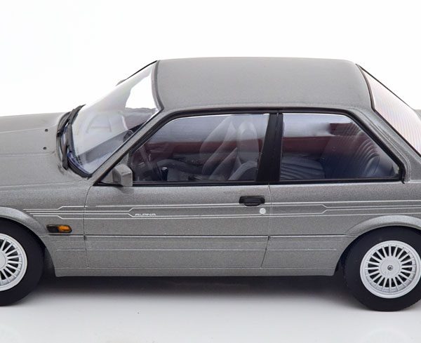 BMW Alpina C2 2.7 (E30) 1988 Grijs Metallic 1-18 KK-Scale ( Metaal )