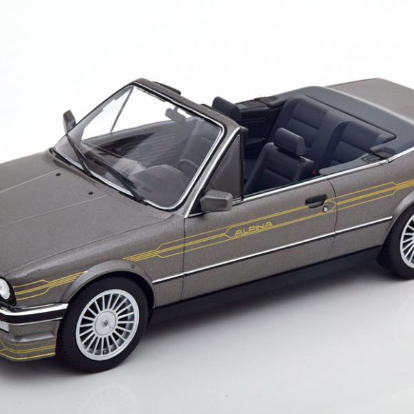 BMW E30 Alpina C2 2.7 Cabriolet Grijs Metallic 1-18 MCG Models