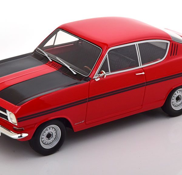 Opel Kadett B Rally Coupe Rood 1-18 Schuco ProR18 Limited 500 Pieces ( Resin )