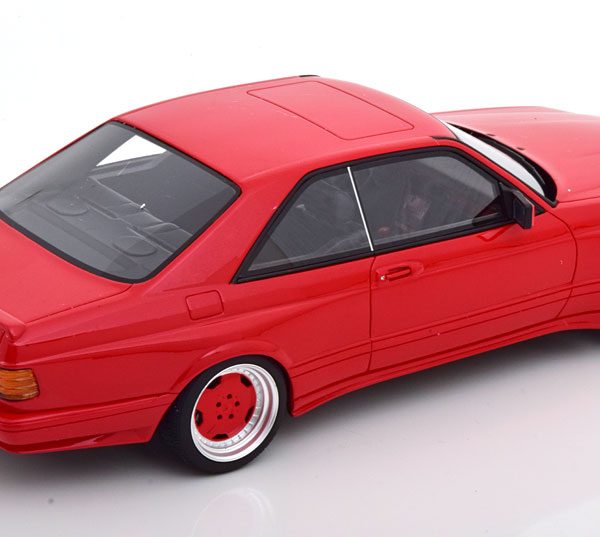 Mercedes-Benz AMG 560 SEC (W126) Widebody 1986 Rood 1-18 Ottomobile Limited 2000 Pieces ( Resin )