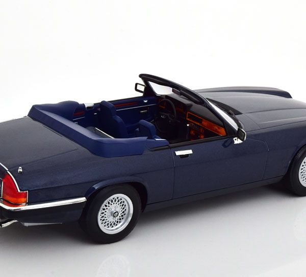 Jaguar XJ-S Cabriolet 1988 Blauw Metallic 1-18 Norev Limited 1000 Pieces