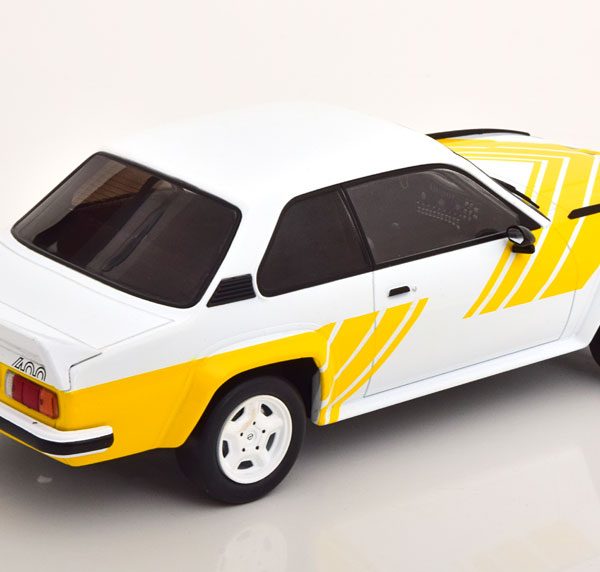 Opel Ascona B 400 1982 Wi / Geel 1-18 Ixo Models