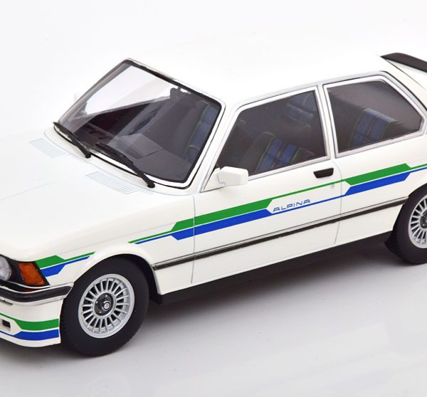 BMW (E21) Alpina C1 2.3 1980 Wit 1-18 KK-Scale ( Metaal )