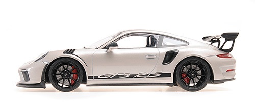 Porsche 911 GT3 RS (991.2) 2019 Weissach Package Zilver / Black Wheels 1-18 Minichamps Limited 300 Pieces