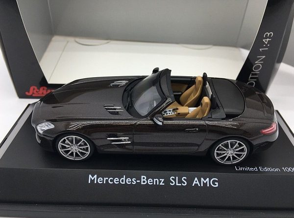 Mercedes-Benz SLS AMG Cabriolet (R197) 2012 Bruin Metallic 1/43 Schuco Limited 1000 Pieces