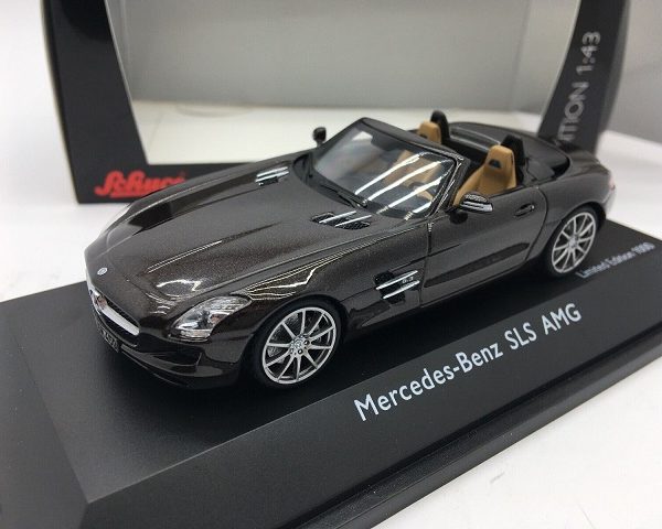 Mercedes-Benz SLS AMG Cabriolet (R197) 2012 Bruin Metallic 1/43 Schuco Limited 1000 Pieces
