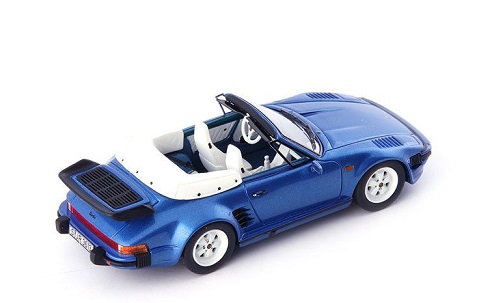 Porsche 911 SE Flatnose Cabriolet 1988 Blauw Metallic 1-43 Autocult Limited 333 Pieces