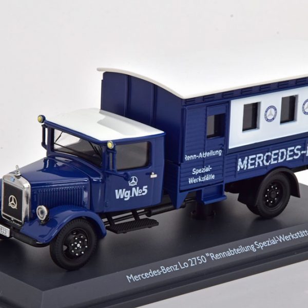 Mercedes-Benz LO 2750 "Rennabteilung Spezial-Werkstätte" WG No.5 Blauw / Wit 1-43 Schuco Limited 750 Pieces