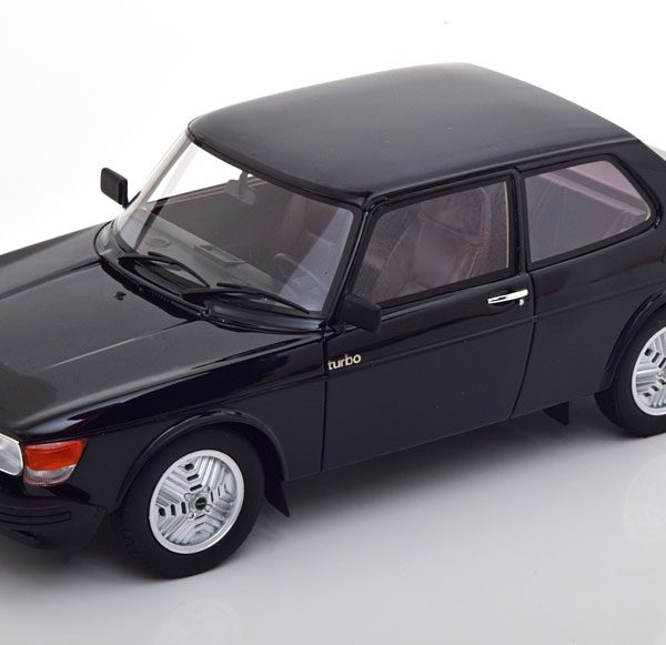 Saab 99 Turbo 1978 Zwart 1-18 Cult Scale Models ( Resin )