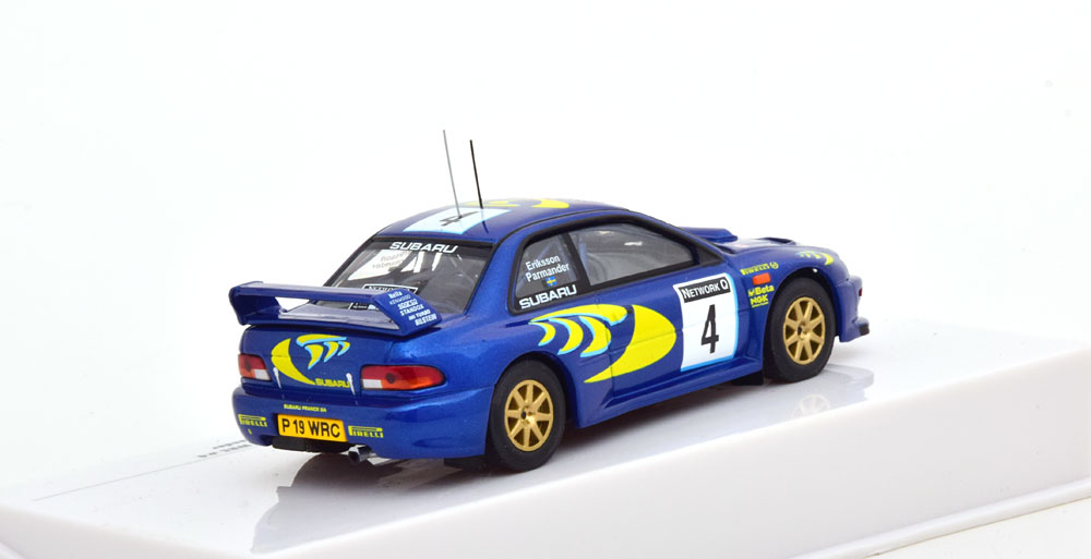 Subaru Impreza S5 WRC No.4, RAC Rally 1997 Eriksson/Parmander 1-43 Ixo Models